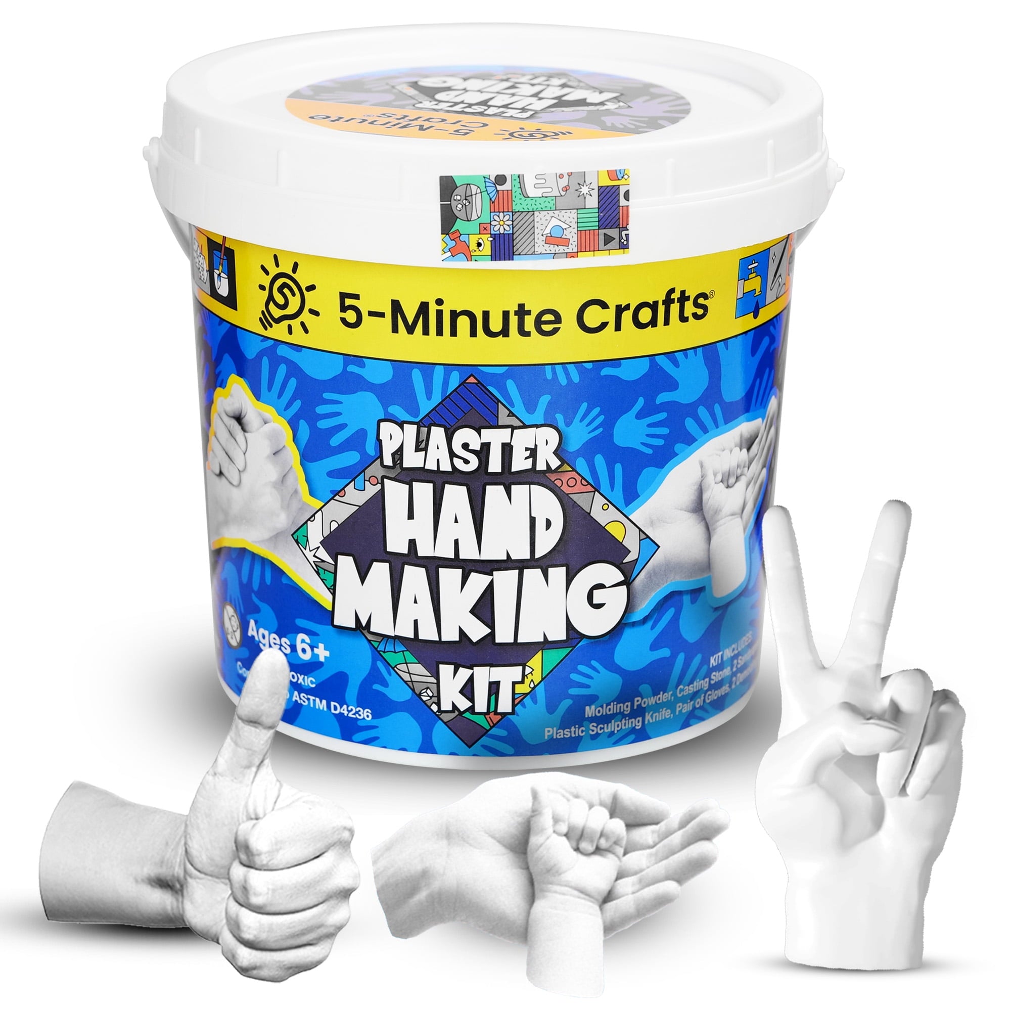 5 Minute Crafts Hand Plaster Making Kit for Kids Ages 6 As Seen on Social Media efb47d90 1b95 4e18 8d23 6b65ba8293a7.1ee5095aa27591afbc7e70f39364c797