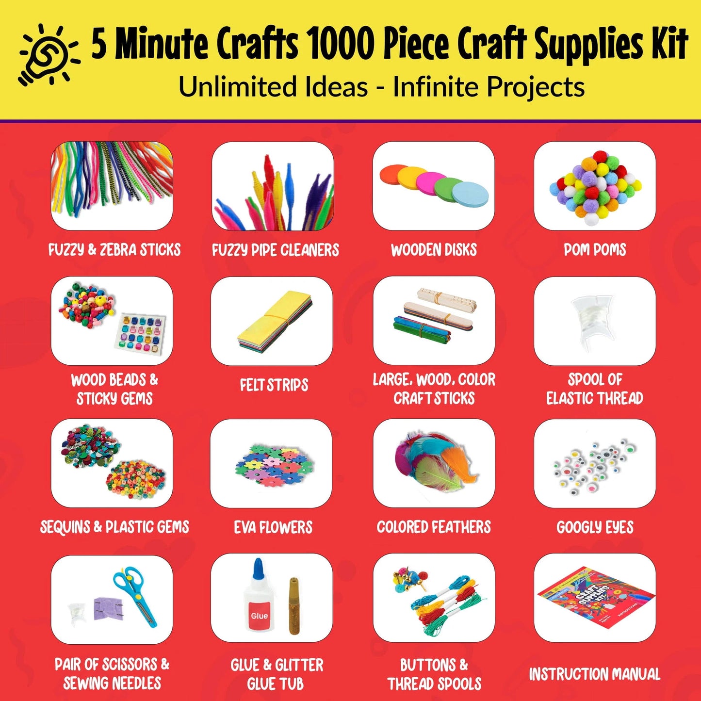 1000 Craft Supplies